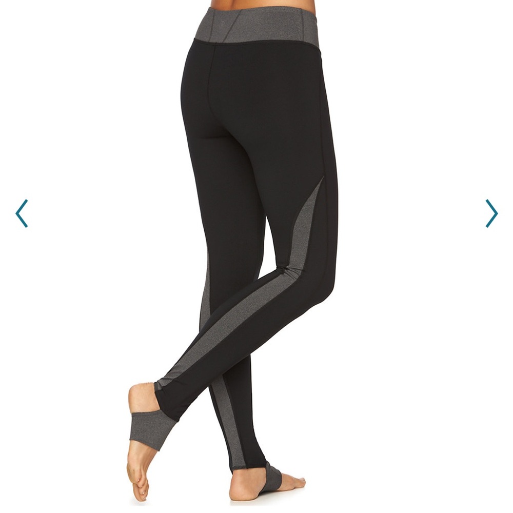Gaiam Om Panel Stirrup Barre Yoga Leggings size XL